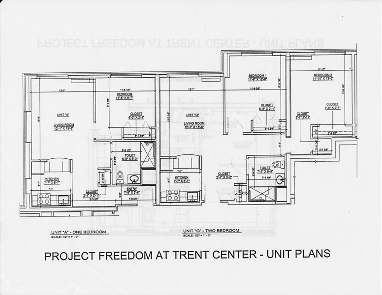 Project Freedom at Trent Center Floor Plan