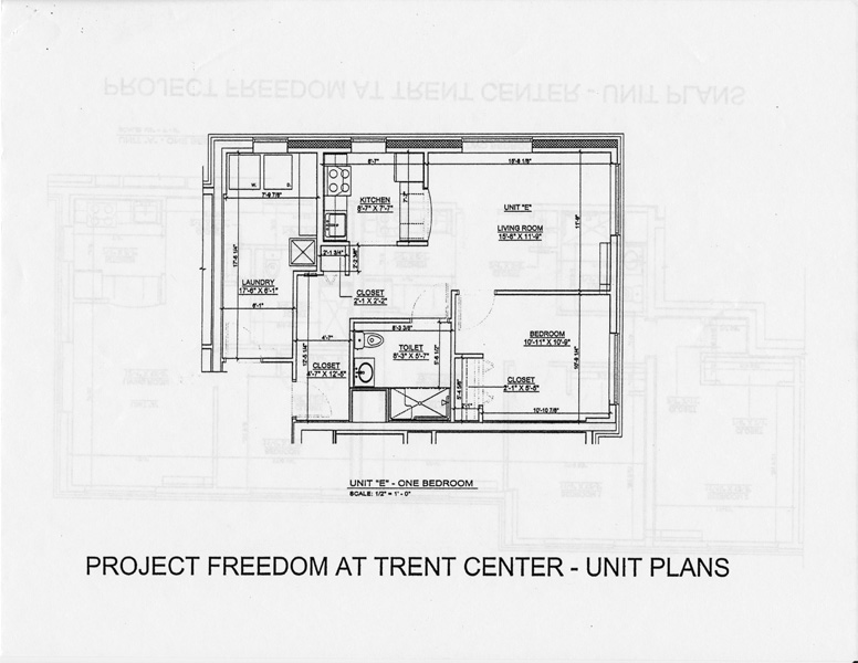 Project Freedom at Trent Center Floor Plan